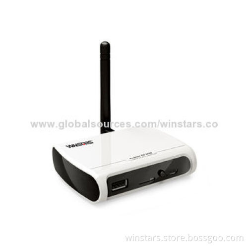 Android TV Box, 1GB DDR3 RAM, 4GB NAND Flash, Dual-core Cortex A9 1.6GHz CPUNew